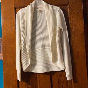 Cream ripped cardigan Junior’s S